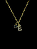 Collier oeil en or